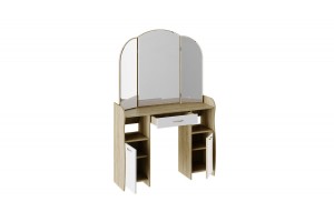 Стол туалетный София Т2 Дуб Сонома, Белый