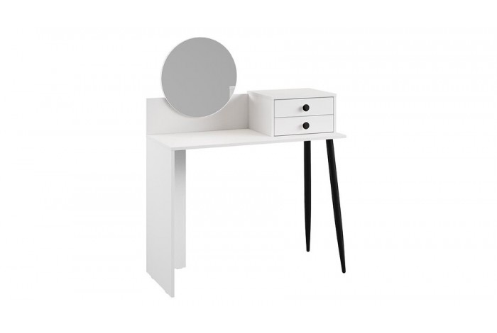 Стол туалетный «Стилтон» Тип 1 Белый, Черный муар