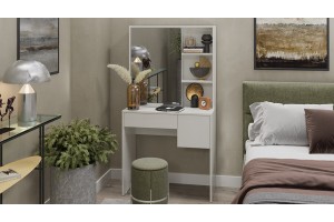 Стол туалетный Вайт Белый Ясень