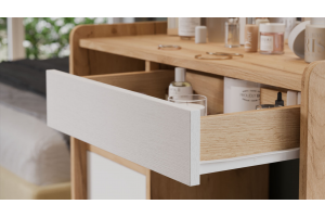 Стол туалетный Дарси Тип 1 Дуб Крафт золотой, Белый