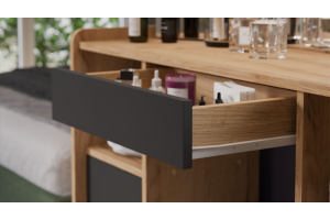 Стол туалетный Дарси Тип 2 Дуб Крафт золотой, Антрацит