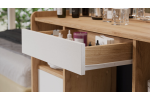 Стол туалетный Дарси Тип 2 Дуб Крафт золотой, Белый