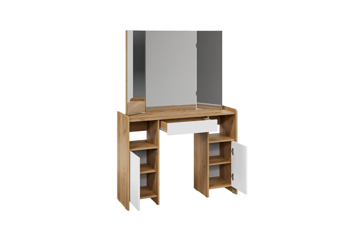 Стол туалетный «Дарси» Тип 2 Дуб Крафт золотой, Белый