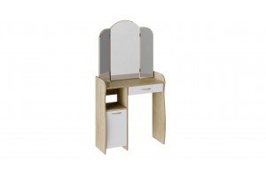 Стол туалетный София Т1 Дуб Сонома, Белый