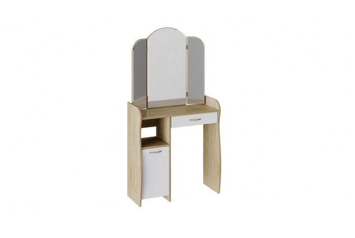 Стол туалетный «София Т1» Дуб Сонома, Белый