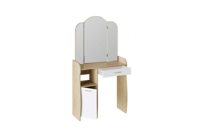 Стол туалетный «София Т1» Дуб Сонома, Белый