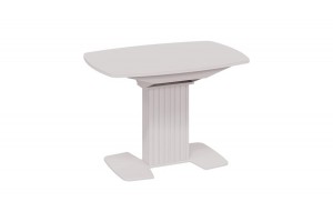 Стол обеденный раздвижной Хилтон Тип 1 Кашемир, Стекло матовое кашемир