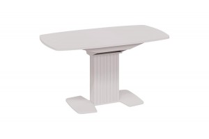 Стол обеденный раздвижной Хилтон Тип 1 Кашемир, Стекло матовое кашемир