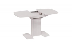 Стол обеденный раздвижной Хилтон Тип 1 Кашемир, Стекло матовое кашемир