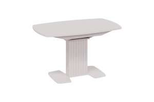 Стол обеденный раздвижной Хилтон Тип 2 Кашемир, Стекло матовое кашемир