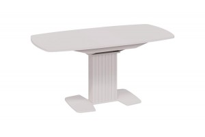 Стол обеденный раздвижной Хилтон Тип 2 Кашемир, Стекло матовое кашемир