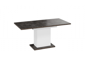 Стол раздвижной Детройт Тип 4 Белый, Ателье темный