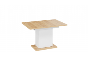 Стол раздвижной Детройт Тип 4 Белый, Дуб Крафт золотой