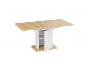 Стол раздвижной Детройт Тип 4 Белый, Дуб Крафт золотой