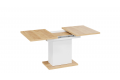 Стол раздвижной «Детройт» Тип 4 - 009.005.000 Белый, Дуб Крафт золотой