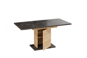 Стол раздвижной Детройт Тип 4 Дуб Крафт золотой, Ателье темное