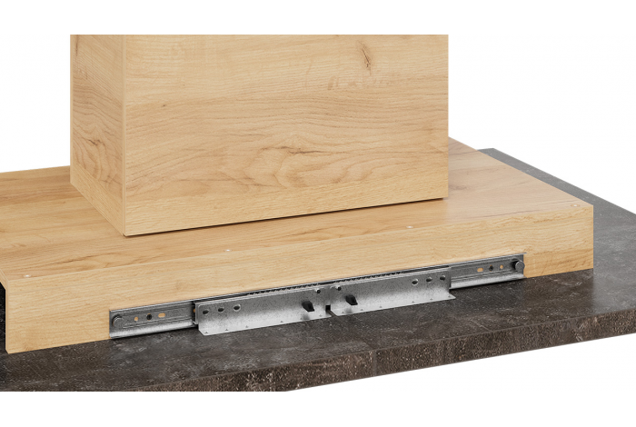 Стол раздвижной «Детройт» Тип 4 - 009.005.000 Дуб Крафт золотой, Ателье темное