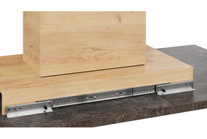 Стол раздвижной «Детройт» Тип 4 - 009.005.000 Дуб Крафт золотой, Ателье темное