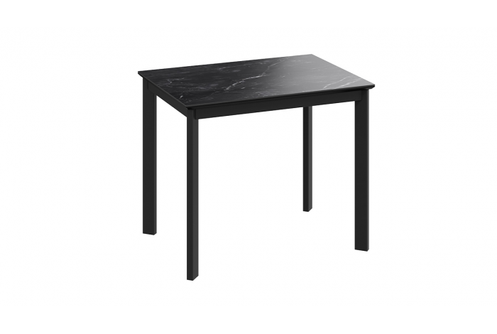 Стол раздвижной «Риттер» Тип 1 Черный муар, Керамика матовая черный мрамор