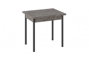 Стол раскладной Родос Тип 2 с опорой d40 Черный муар, Ателье темный