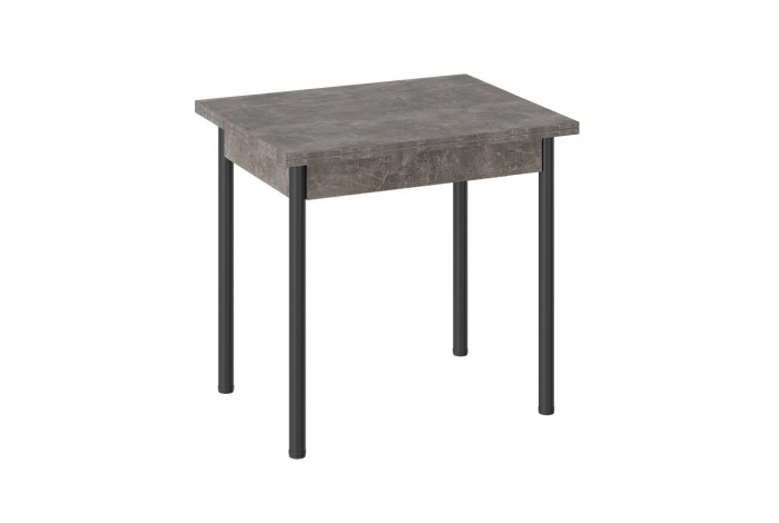 Стол раскладной «Родос» Тип 2 с опорой d40 Черный муар, Ателье темный