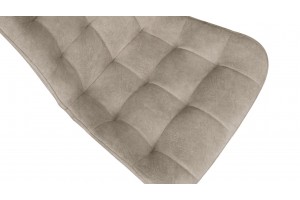 Стул BOSTON Черный муар, Велюр V005 светло-бежевый