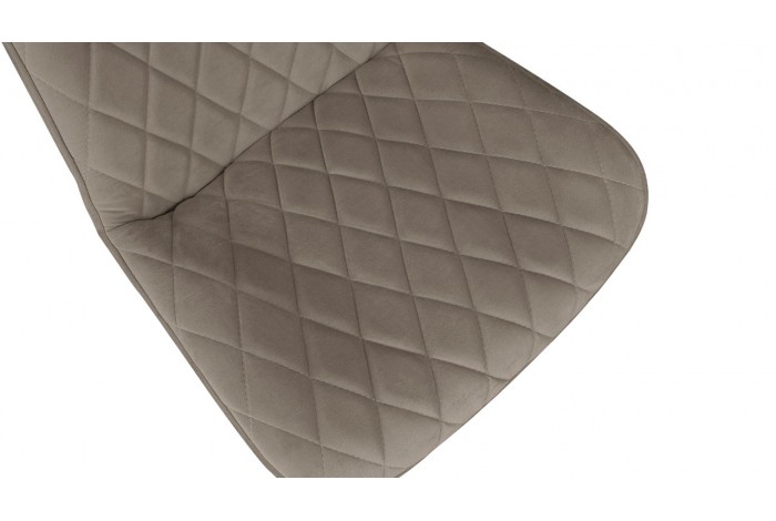 Стул «OSCAR» Белый муар, Велюр L003 бежевый