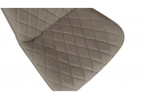 Стул OSCAR Черный муар, Велюр L003 бежевый