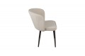 Стул «Боско» Черный муар, Велюр DREAM Beige (бежевый)