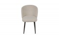 Стул «Боско» Черный муар, Велюр DREAM Beige (бежевый)