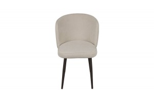 Стул Боско Черный муар, Велюр DREAM Beige (бежевый)