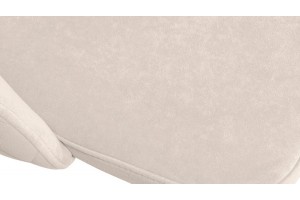 Стул Амели (конус Т2) Белый муар, Велюр DREAM Beige (бежевый)