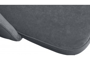 Стул Амели (конус Т2) Черный муар матовый, Велюр DREAM Grafit (темно-серый)