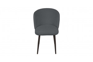 Стул Боско Черный муар, Велюр DREAM Grafit (темно-серый)