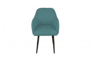 Стул Бэнтли Черный муар, Велюр DREAM Mint (бирюзовый)