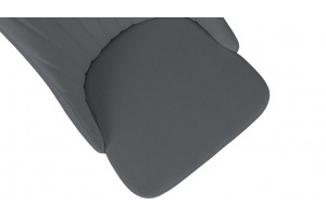 Стул Данте Черный муар, Велюр DREAM Grafit (темно-серый)