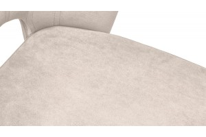 Стул Капри (конус Т2) Исп. 2 Белый муар, Велюр DREAM Beige (бежевый)