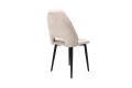 Стул «Капри» (конус Т2) Исп. 2 Черный муар, Велюр DREAM Beige (бежевый)