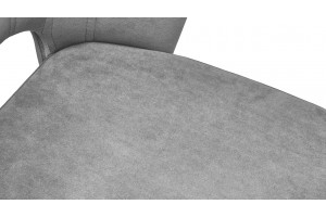 Стул Капри (конус Т2) Исп. 2 Черный муар, Велюр DREAM Grey (серый)