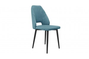 Стул Капри (конус Т2) Исп. 2 Черный муар, Велюр DREAM Mint (бирюзовый)