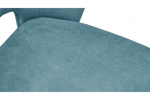 Стул Капри (конус Т2) Исп. 2 Черный муар, Велюр DREAM Mint (бирюзовый)