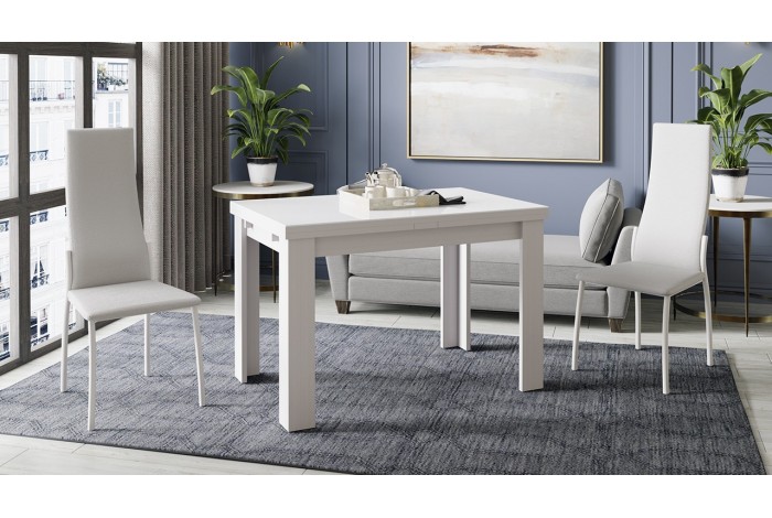 Стул «Кредо» Белый муар, к/з Белый