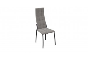 Стул Кредо Черный муар, Микровелюр Боска 24 Серый