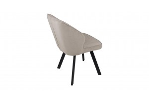 Стул поворотный Крис Черный муар, Микровелюр BRENDY Creame