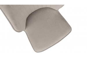 Стул поворотный Крис Черный муар, Микровелюр BRENDY Creame