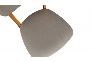 Стул Леонардо Тип 1 Исп.2 Натуральное дерево, Велюр Juicy 25 бежевый