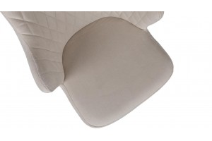 Стул Лукас Черный муар, Микровелюр BRENDY Creame