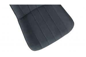 Стул Мартин Белый муар, Велюр Megen 27 (темно-серый)