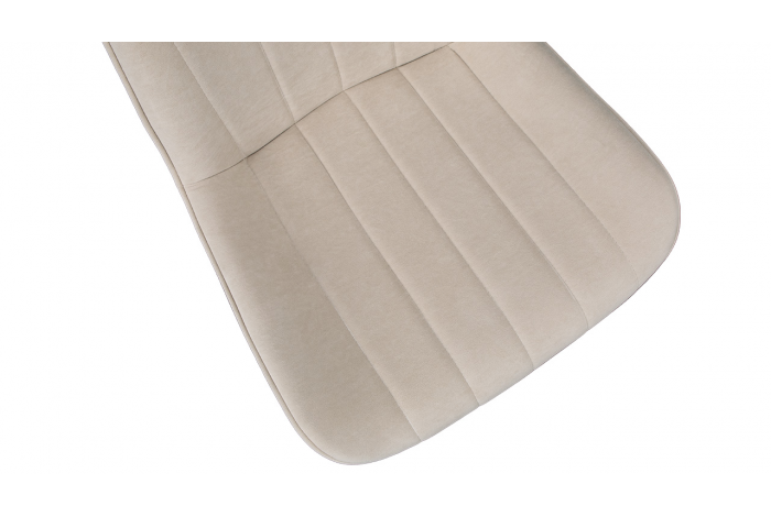 Стул «Мартин» Белый муар, Велюр Megen 6 (бежевый)