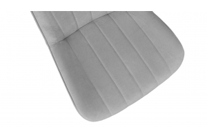 Стул Мартин Черный муар, Велюр Megen 24 (серый)